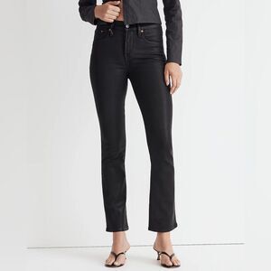 NWT Madewell Kick Out Crop Jeans Coated Edition nn472 size 26